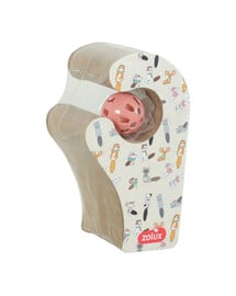 ZOLUX Tiragraffi per gatti CHATOUILLE con pallina e erba gatta