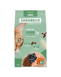 SANABELLE Sensitive Pollo 2 kg per gatti con apparato digestivo sensibile