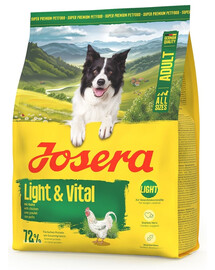 JOSERA Light Vital 900g per cani che supporta il controllo del peso corporeo