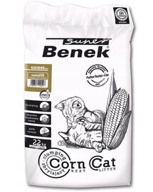 BENEK Super Corn Cat Golden lettiera di mais naturale 35 l