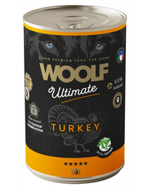 WOOLF Ultimate Adult Dog Turkey and Thyme 400g cibo umido per cani con tacchino e timo
