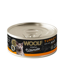 WOOLF Wild Cat Ultimate Turkey Pate 85g pâté di tacchino per gatti
