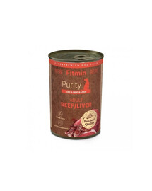 FITMIN Purity Adult Dog Beef with liver 400g manzo con fegato per cani