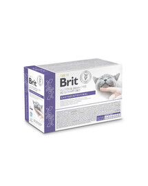BRIT Veterinary Diet Grain Free Gastrointestinal Cat Fillets in Gravy Lamb 12x85g per gatti con problemi gastrointestinali