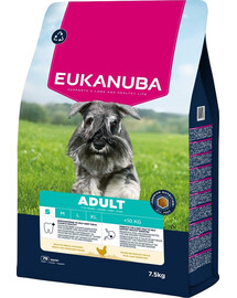 EUKANUBA Adult Small Breeds Chicken 7,5 kg cibo secco per cani di razze piccole ricco di pollo fresco