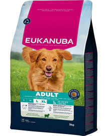 EUKANUBA Adult Large Breeds Lamb Rice 3 kg cibo secco per cani di grandi razze ricco di agnello e riso