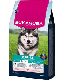 EUKANUBA Adult Large Breeds Salmon Barley 12 kg cibo secco per cani di grandi razze ricco di salmone e orzo