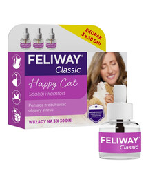 FELIWAY Classic 3 ricariche - feromoni per gatti