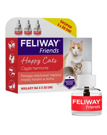 FELIWAY Friends 3 ricariche - feromoni per conflitti tra gatti