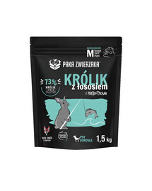 PAKA ZWIERZAKA Seventh Heaven Coniglio con salmone M 1,5kg