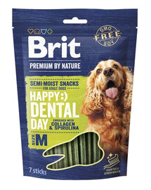 BRIT Premium Dog Dental Semi-moist Snack M 180 g snack dentale semi-umido per cani di taglia piccola e media