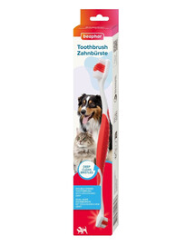 BEAPHAR Toothbrush Regular spazzolino da denti doppio lato per cani e gatti