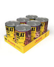 JOSERA Meat Lovers Pure Multipack 6x400g cibo umido per cani