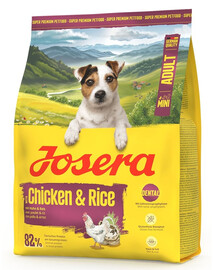 JOSERA Mini Adult Chicken and Rice 900g cibo senza glutine per cani di piccola taglia