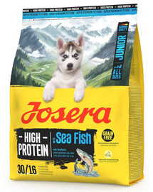 JOSERA High Protein Junior Sea Fish 900g cibo ad alto contenuto proteico per cuccioli