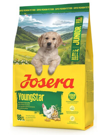 JOSERA YoungStar 3kg cibo secco senza cereali per cuccioli