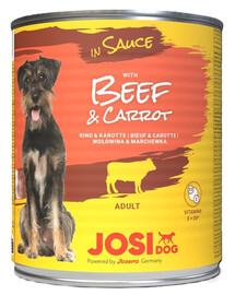 JOSERA JosiDog Beef&Carrot in Sauce 830g con manzo e carote in salsa per cani