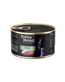 DOLINA NOTECI Premium Cibo umido per gatti ricco di oca 185 g