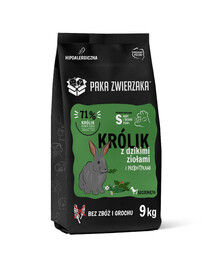 PAKA ZWIERZAKA Seventh Heaven Cibo secco Coniglio con erbe selvatiche per cuccioli 9 kg