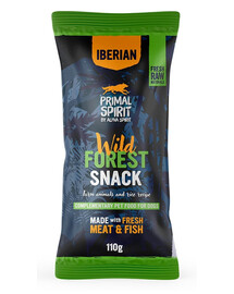 PRIMAL SPIRIT Snack per cani Iberian Wild Forest 110 g