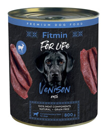 FITMIN For Life Venison Pate 800 g paté di cervo per cani
