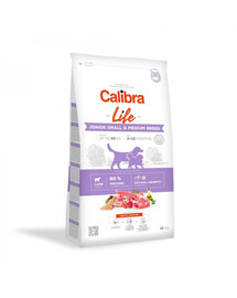 CALIBRA Dog Life Junior Small Medium Breed Lamb 2,5 kg con agnello per cuccioli di razze piccole e medie
