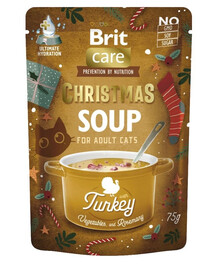 BRIT Care Cat Christmas Soup Turkey 75g zuppa di tacchino e verdure per gatti