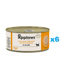 APPLAWS Cat Adult Chicken Breast with Cheese in Broth petto di pollo con formaggio in brodo