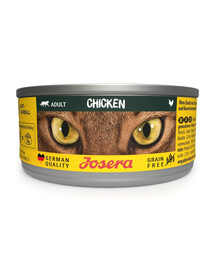 JOSERA Adult Chicken 85g cibo umido per gatti con pollo