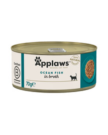 APPLAWS Cibo umido per gatti Pesce oceanico 70g