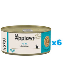 APPLAWS Cat Adult Mousse Tuna mousse con tonno 6 x 70g