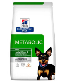 HILL'S Prescription Diet Metabolic Mini Weight loss and Maintenance 1 kg per cani di razze miniature in sovrappeso