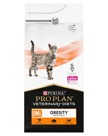 PURINA PRO PLAN Veterinary Diets Feline OM St/Ox Obesity Management 1,5 kg cibo secco per gatti per il trattamento del diabete e/o dell'obesità