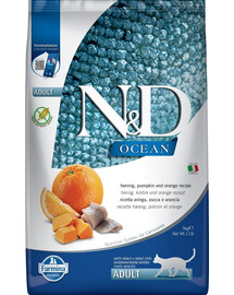 FARMINA N&D Ocean Cat Adult Pumpkin, Herring and Orange Aringa, zucca e arancia 50 g