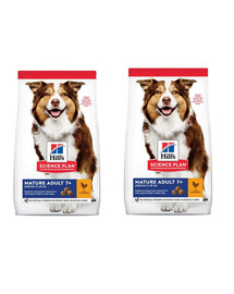 HILL'S Science Plan Canine Mature Adult Chicken New per cani anziani 28 kg (2x14 kg)