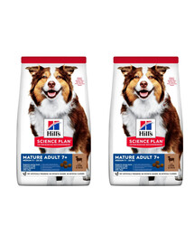 HILL'S Science Plan Canine Mature Adult Lamb & Rice 28 kg (2x14 kg)