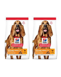 HILL'S Science Plan 7+ Dog Mature Light Medium Chicken per cani anziani 28 kg (2x14 kg)
