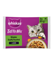HILL'S Tasty Mix Adult Scelta dello Chef in salsa 4x85 g cibo umido per gatti