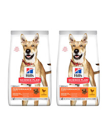 HILL'S Canine Adult 1+ Performance con pollo 28 kg (2x14 kg)