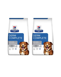 HILL'S Prescription Diet Canine Derm Complete 24 kg (2x12 kg)
