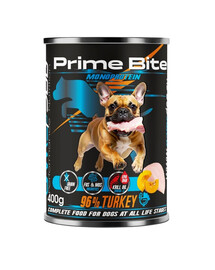 GAME DOG Prime Bite Tacchino con zucca 400g cibo umido per cani di ogni età