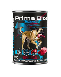 GAME DOG Prime Bite Manzo con carote 400g cibo umido per cani di ogni età