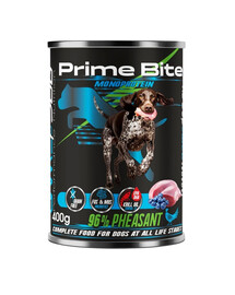GAME DOG Prime Bite Fagiano con mirtilli 400g cibo umido per cani di tutte le età