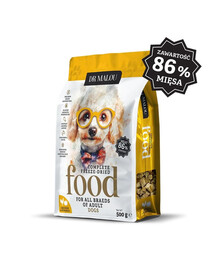 DR MALOU Cibo liofilizzato Pollo con zucca 500g cibo secco per cani