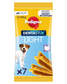 PEDIGREE Dentastix Light Dental Chews S 7 pezzi snack dentali per cani di piccola taglia
