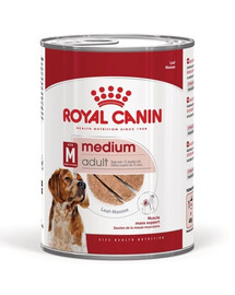 ROYAL CANIN Size Health Nutrition Medium Adult Loaf 410g cibo umido in forma di pâté per cani di taglia media