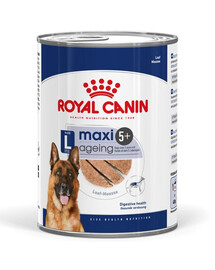 ROYAL CANIN Size Health Nutrition Maxi Ageing Loaf 410g cibo umido in forma di pâté per cani anziani di razze grandi