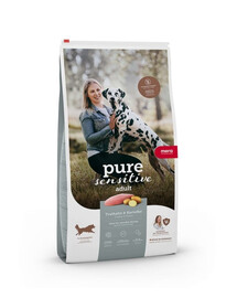 MERA Dog Pure Sensitive Fresh Meat Adult Turkey Potato 12,5 kg tacchino e patate, cibo secco per cani sensibili