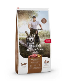 MERA Dog Pure Sensitive Fresh Meat Adult Beef Potato 12,5 kg manzo e patate, cibo secco per cani sensibili