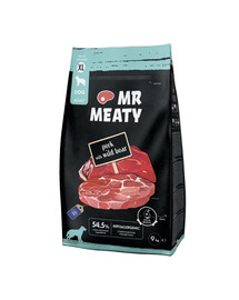 MR MEATY Dog Pork with Wild Boar XL 9 kg carne di maiale con cinghiale, cibo secco per cani
